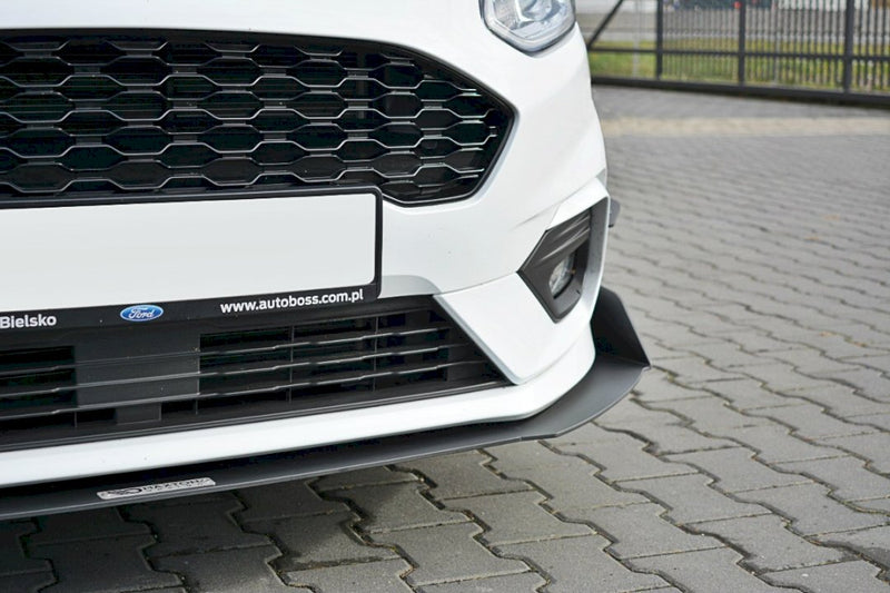 Maxton Design Racing Front Splitter V.1 for Ford Fiesta MK8 ST & ST-LINE (2018+)