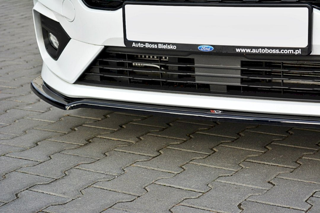 Maxton Design Front Splitter V.1 for Ford Fiesta MK8 ST & ST-LINE (2018+)