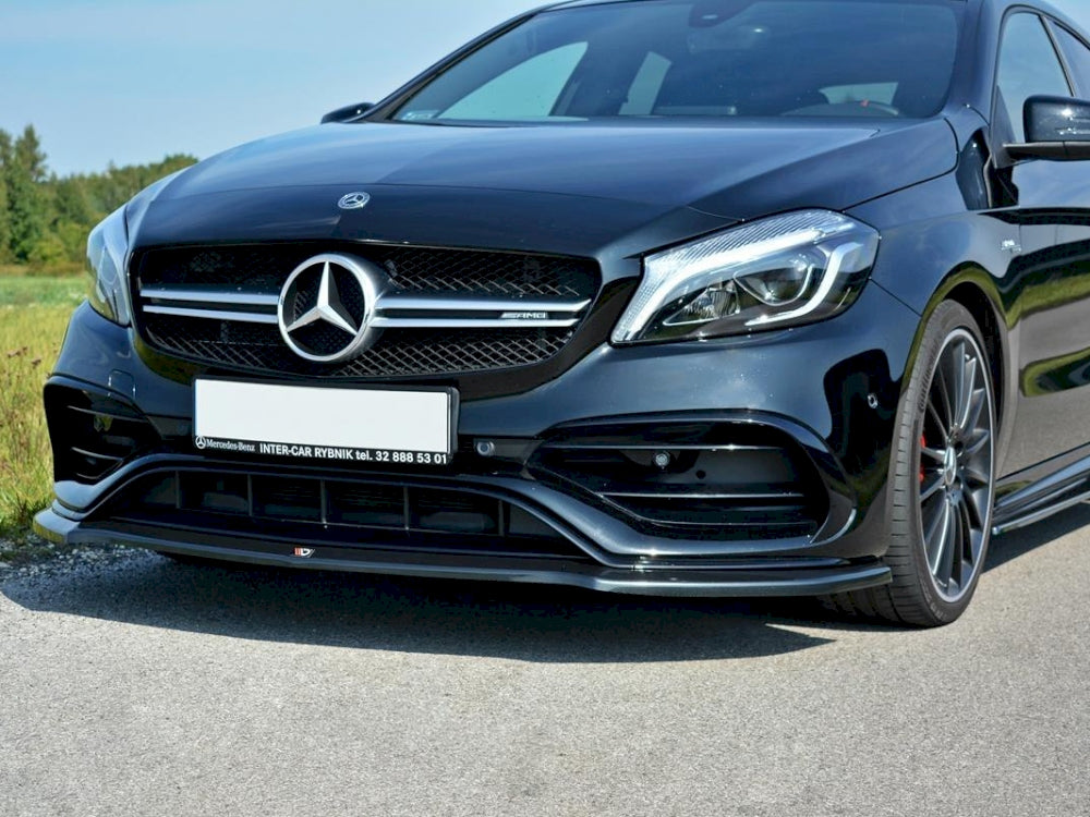 Maxton Design Front Splitter V.1 for Mercedes A45 AMG W176 (Facelift 2015-2018)