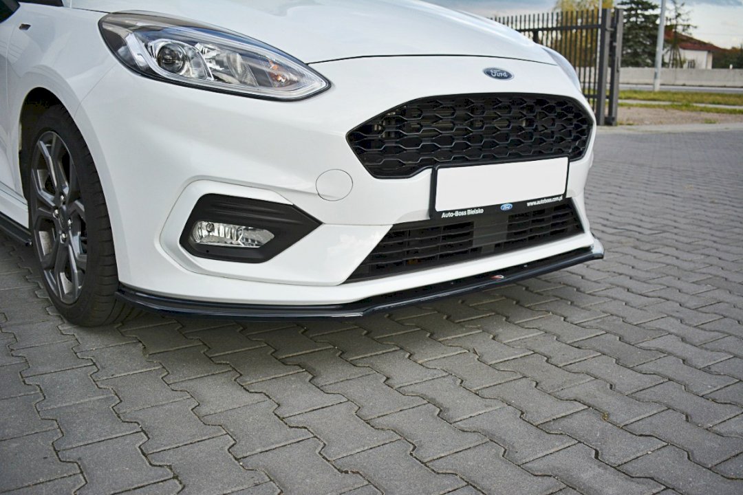 Maxton Design Front Splitter V.2 for Ford Fiesta MK8 ST & ST-LINE (2018+)