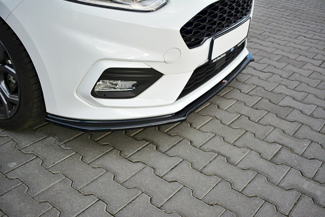 Maxton Design Front Splitter V.2 for Ford Fiesta MK8 ST & ST-LINE (2018+)