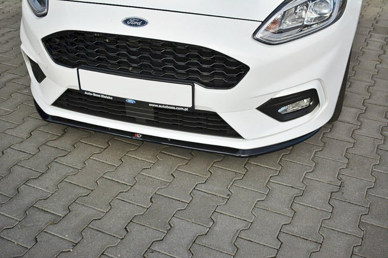 Maxton Design Front Splitter V.3 for Ford Fiesta MK8 ST & ST-LINE (2018+)