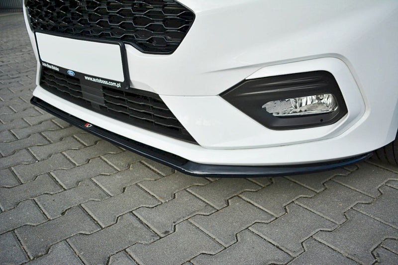 Maxton Design Front Splitter V.3 for Ford Fiesta MK8 ST & ST-LINE (2018+)