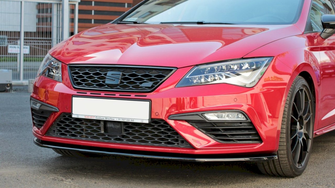 Maxton Design Front Splitter V.1 for Seat Leon MK3.5 Cupra/FR (2017-2019)
