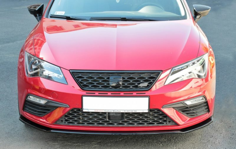 Maxton Design Front Splitter V.2 Seat Leon Mk 3.5 Cupra/FR (2017-2019)