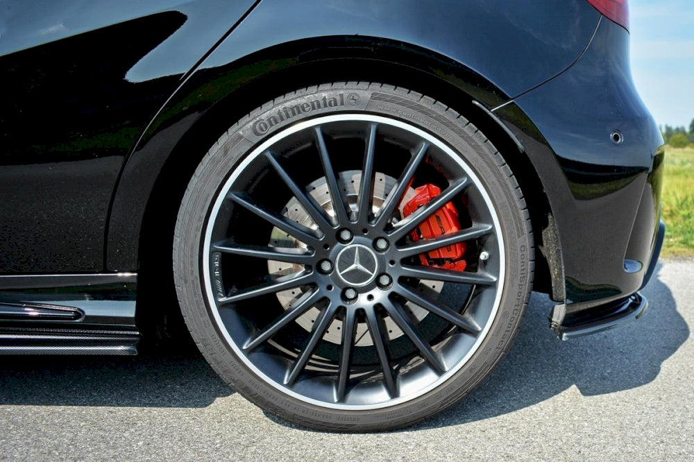 Maxton Design Rear Side Splitters/Spats for Mercedes A45 AMG W176 (Facelift 2015-2018)