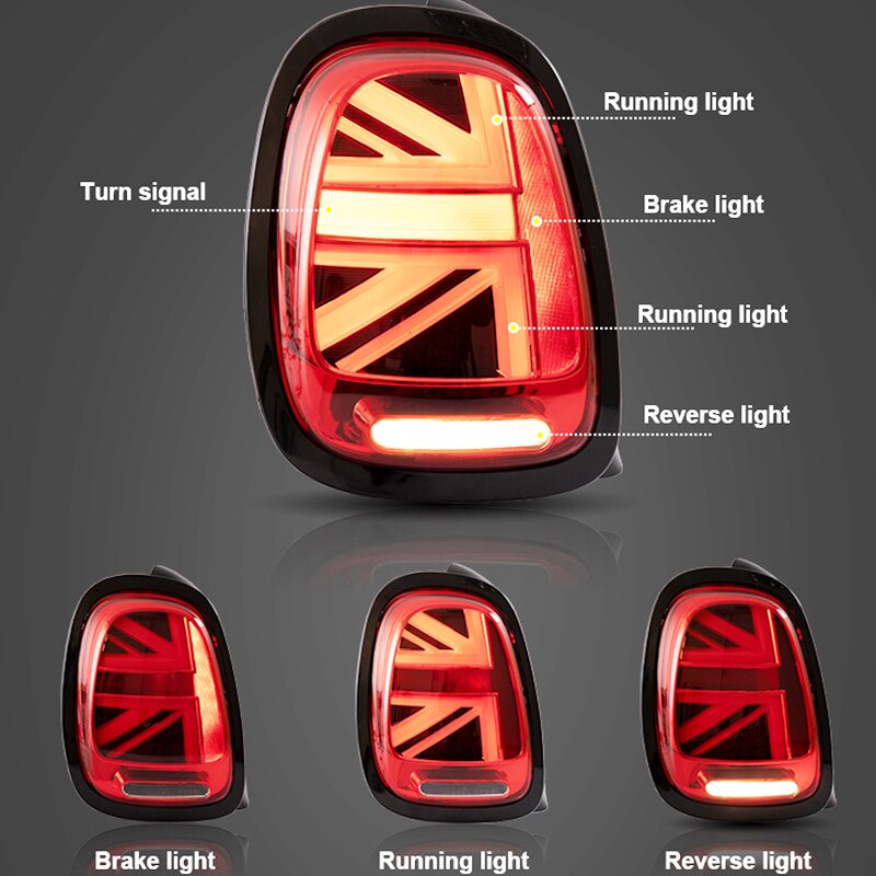 Mini Cooper F55 / F56 / F57 Union Jack Tail Lights (2014 - 2020 Models