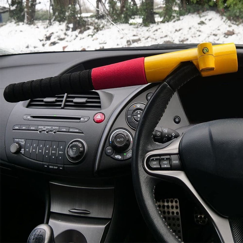 Universal Baseball Bat Style Steering Wheel Lock / Anti Theft Device