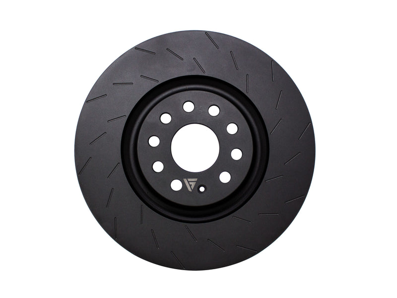 VAGSport 340mm Front Brake Discs (Pair) – Tri-Slot Design – VS-BR-F01
