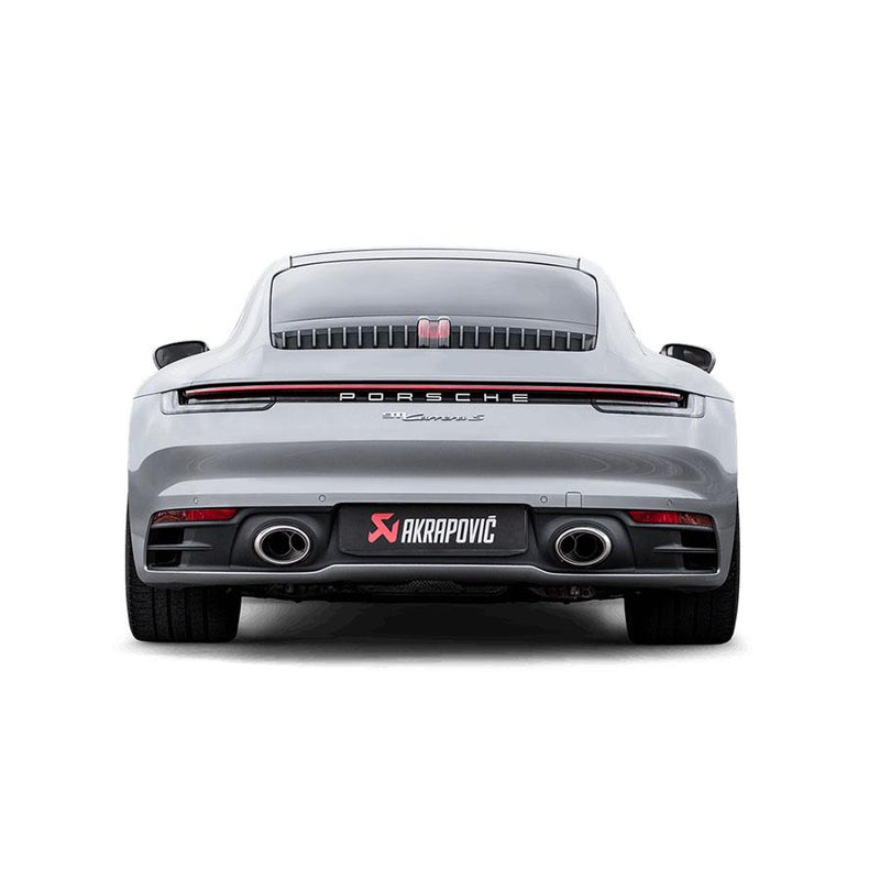AKRAPOVIC | PORSCHE 911 CARRERA /S/4/4S/CABRIOLET (992) - OPF/GPF 2019 | Slip-On Race Line (Titanium)