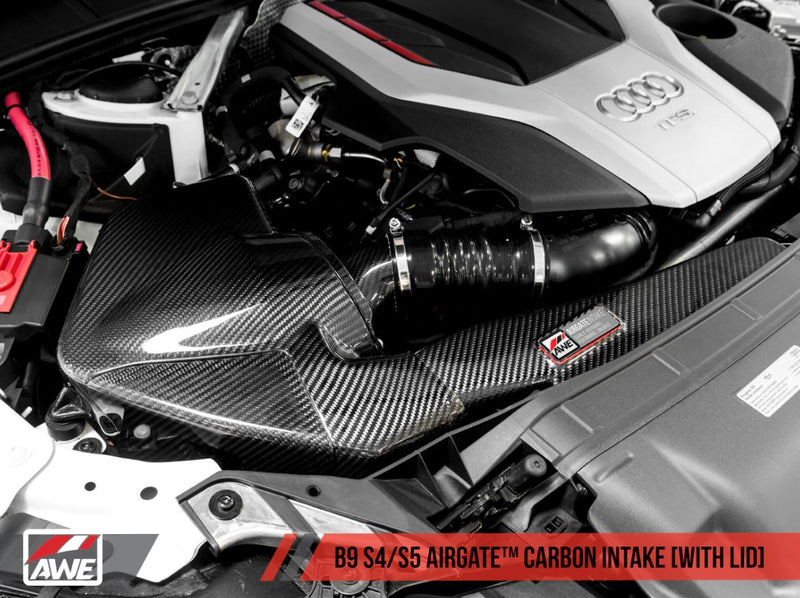 AWE Tuning AirGate Carbon Fibre Intake Kit - Audi S4 S5, RS4 and RS5 B9