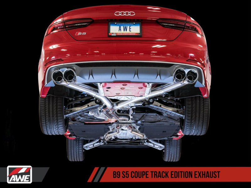 AWE Tuning Track Edition Exhaust System - Audi S5 (B9) 3.0T Coupe