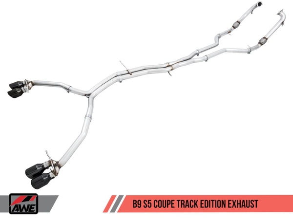 AWE Tuning Track Edition Exhaust System - Audi S5 (B9) 3.0T Coupe