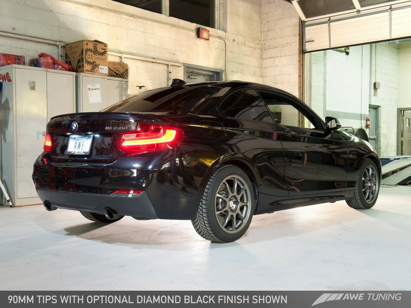 AWE Tuning BMW F22 M235i Touring Edition Axle-Back Exhaust