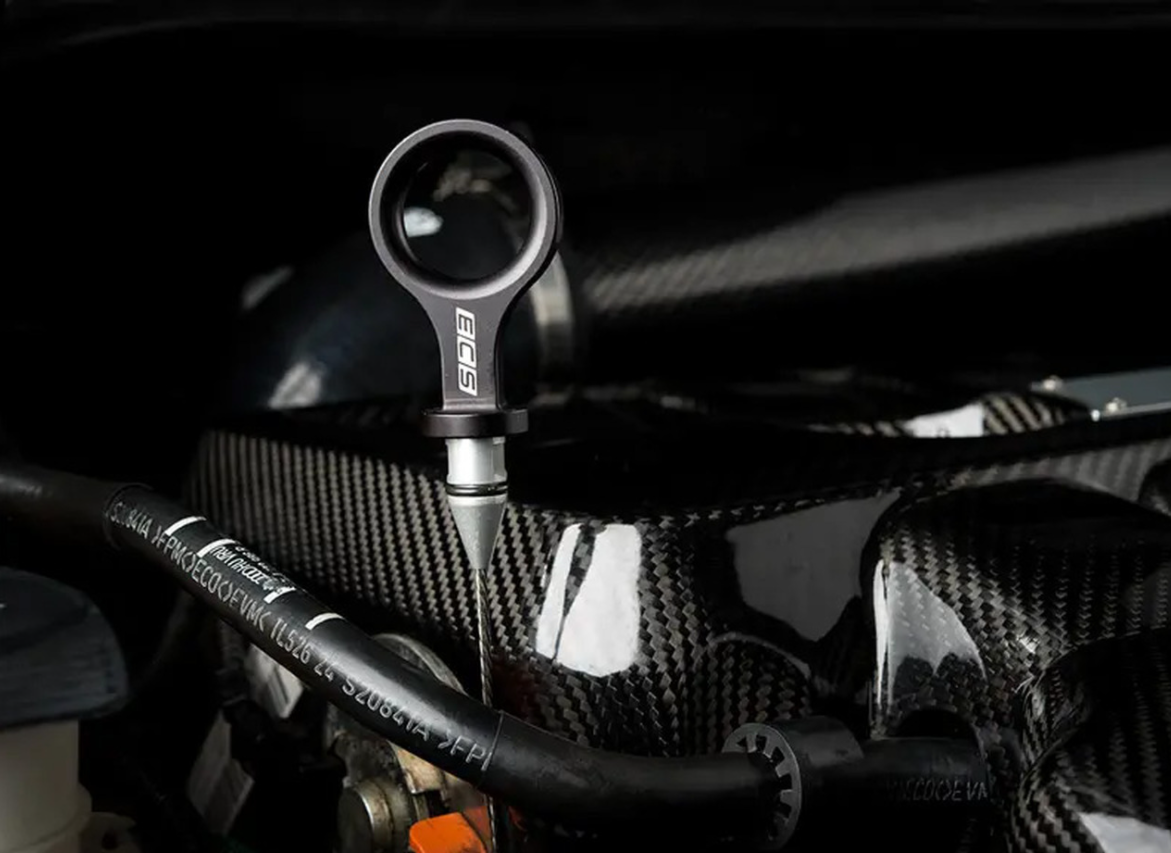 ECS Tuning Billet Oil Dipstick Black - 2.0TSI (EA888 Gen1)