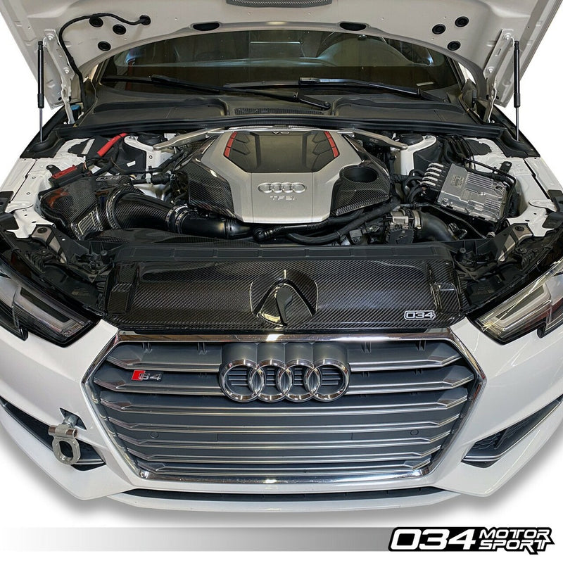 034Motorsport Carbon Fiber Radiator Support Cover For Audi B9 A4/S4