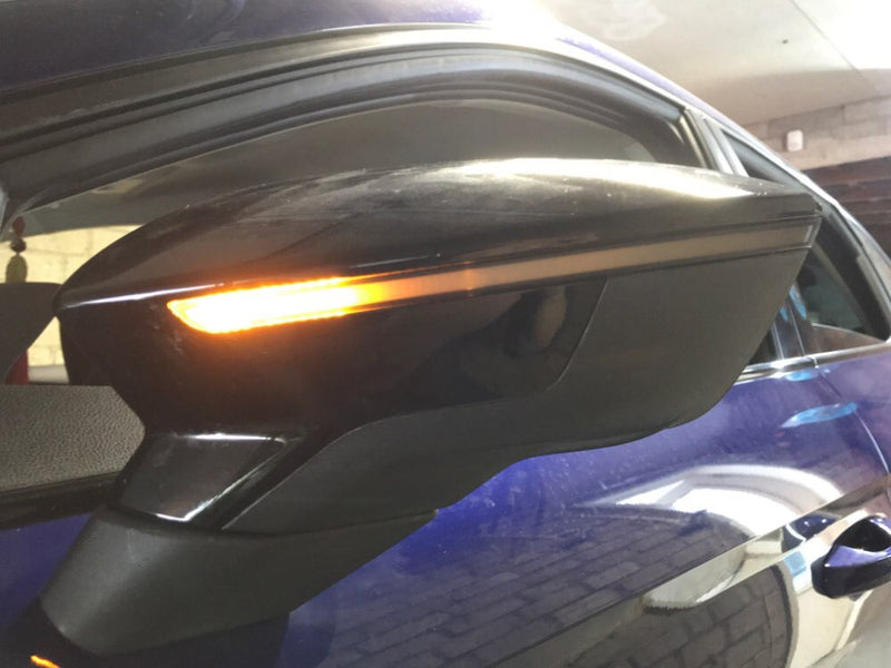 207 - Seat Leon Orange Dynamic Sweeping Mirror Indicators - Diversion Stores Car Parts And Modificaions