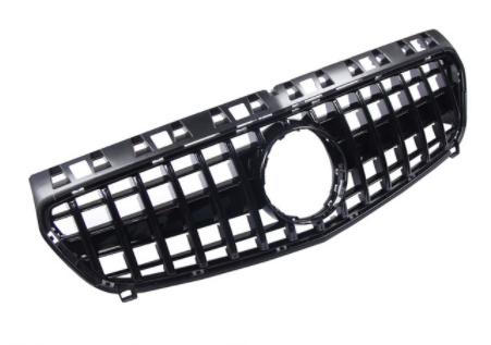 Mercedes Benz A Class W176 Pre-Facelift Linear GT AMG Style Front Grille (2013 - 2015 MK3 Models)