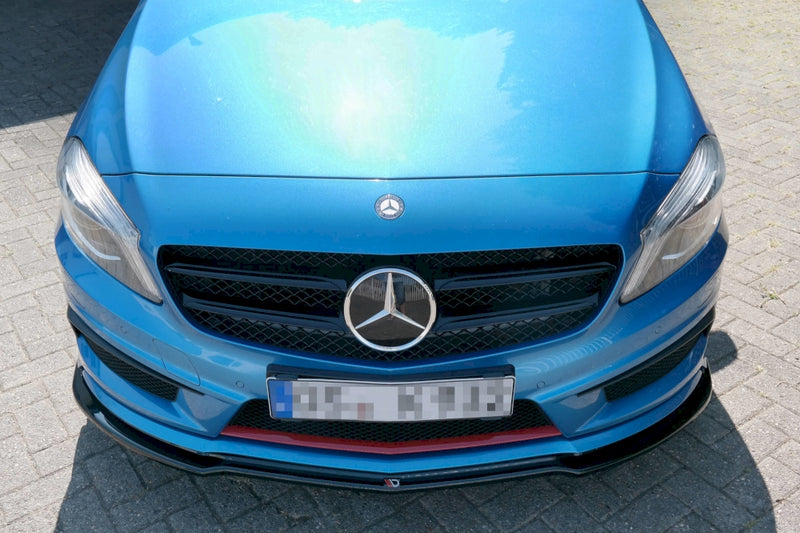 Maxton Design Front Splitter for Mercedes A-Class W176 AMG-Line (Pre-Face 2013-2015)