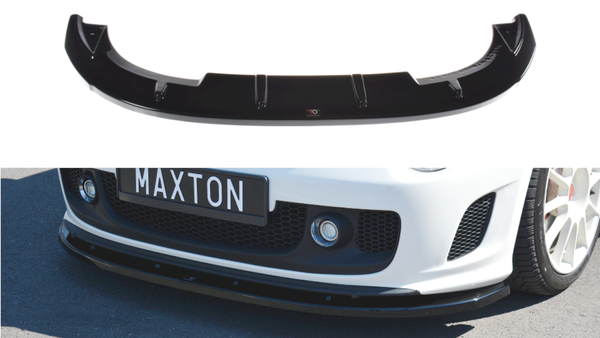 Maxton Design Front Splitter V.2 for Fiat 500 Abarth MK1 (2008-2012)