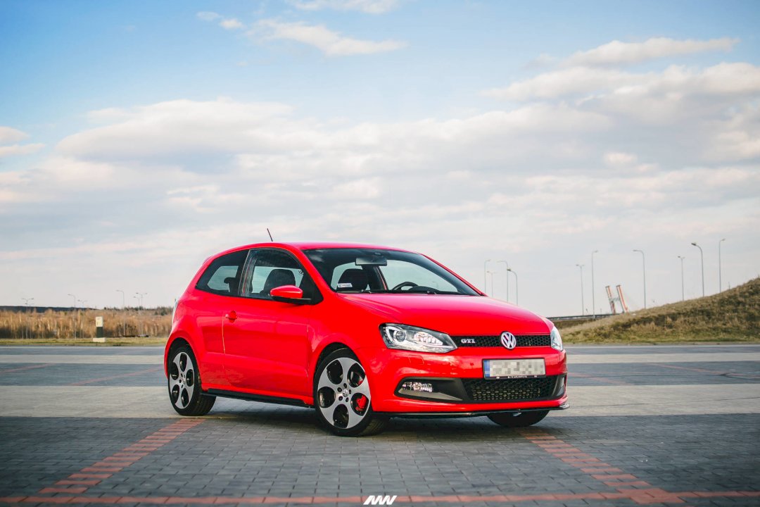 Maxton Design Front Splitter V.2 for Volkswagen Polo MK5 6R GTI (2009-2014)