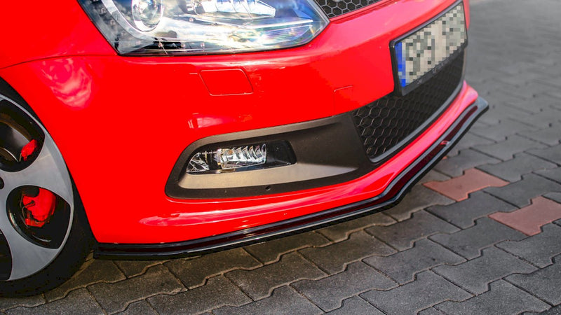 Maxton Design Front Splitter V.2 for Volkswagen Polo MK5 6R GTI (2009-2014)