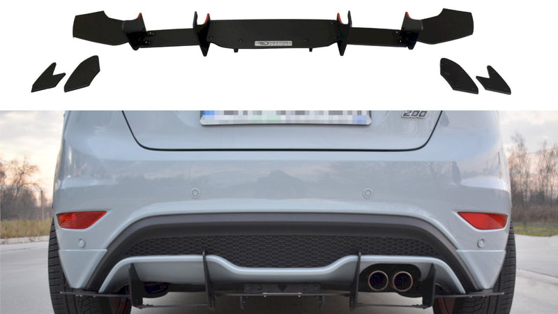 Maxton Design Rear Diffuser For Ford Fiesta MK7.5 ST (2013-2017)