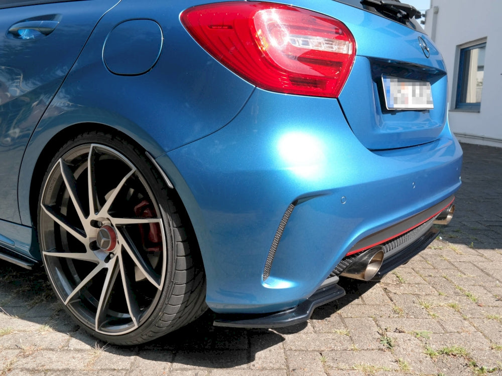 Maxton Design Rear Side Splitters/Spats for Mercedes A-Class W176 AMG-Line (Pre-Face 2013-2015)