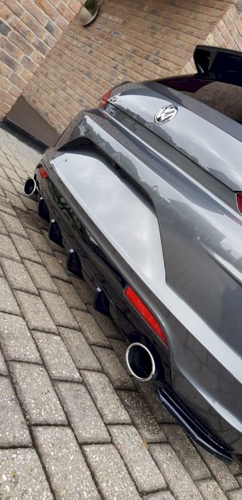 Maxton Design Rear Diffuser For Volkswagen Scirocco R MK3.5 (Facelift / 2014-2017)