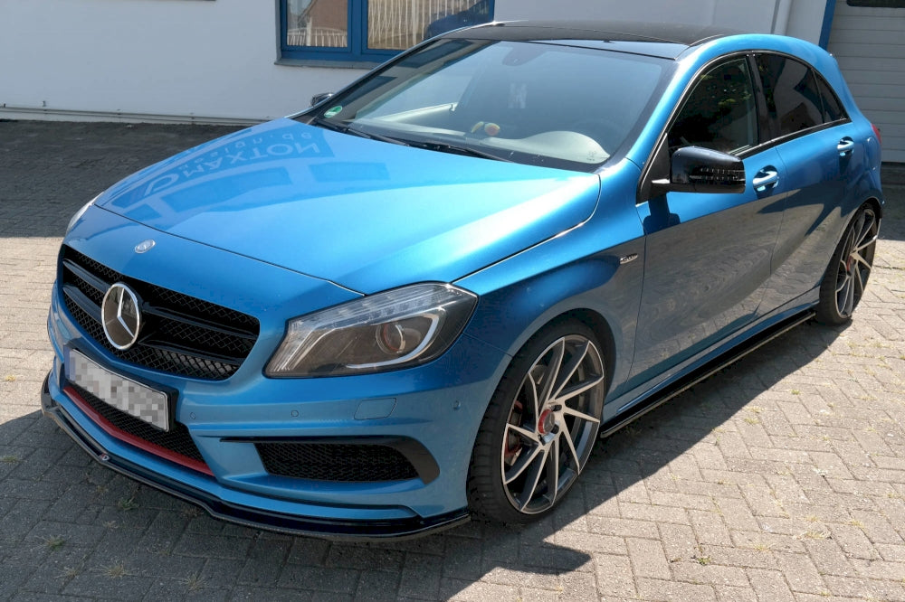 Maxton Design Side Skirts for Mercedes A-Class W176 AMG-Line (Pre-Face 2013-2015)