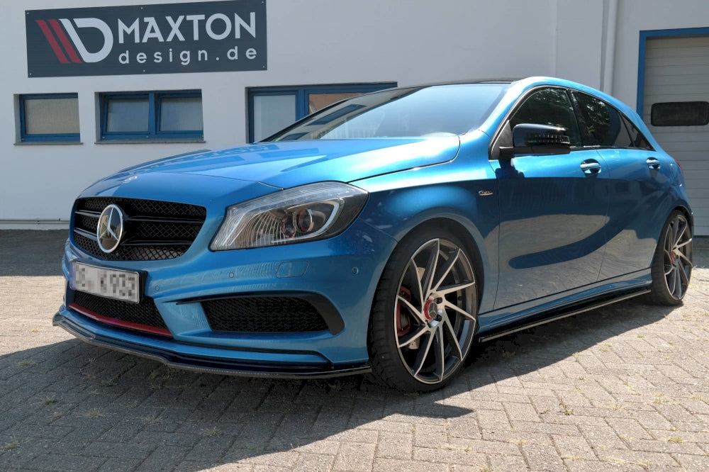 Maxton Design Side Skirts for Mercedes A-Class W176 AMG-Line (Pre-Face 2013-2015)