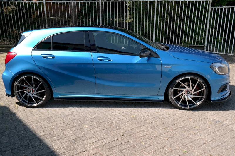 Maxton Design Side Skirts for Mercedes A-Class W176 AMG-Line (Pre-Face 2013-2015)