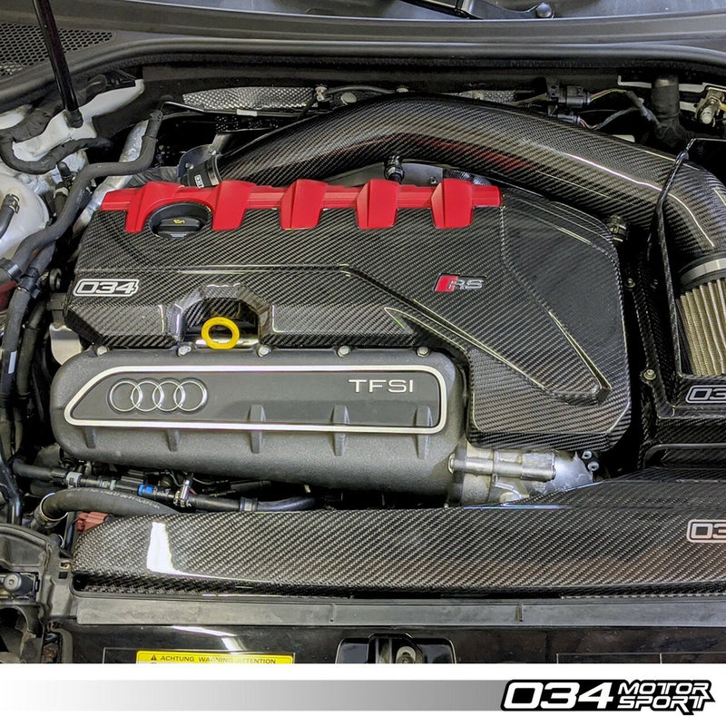 034Motorsport Carbon Fibre Engine Cover - RS3 8V/TTRS 8S