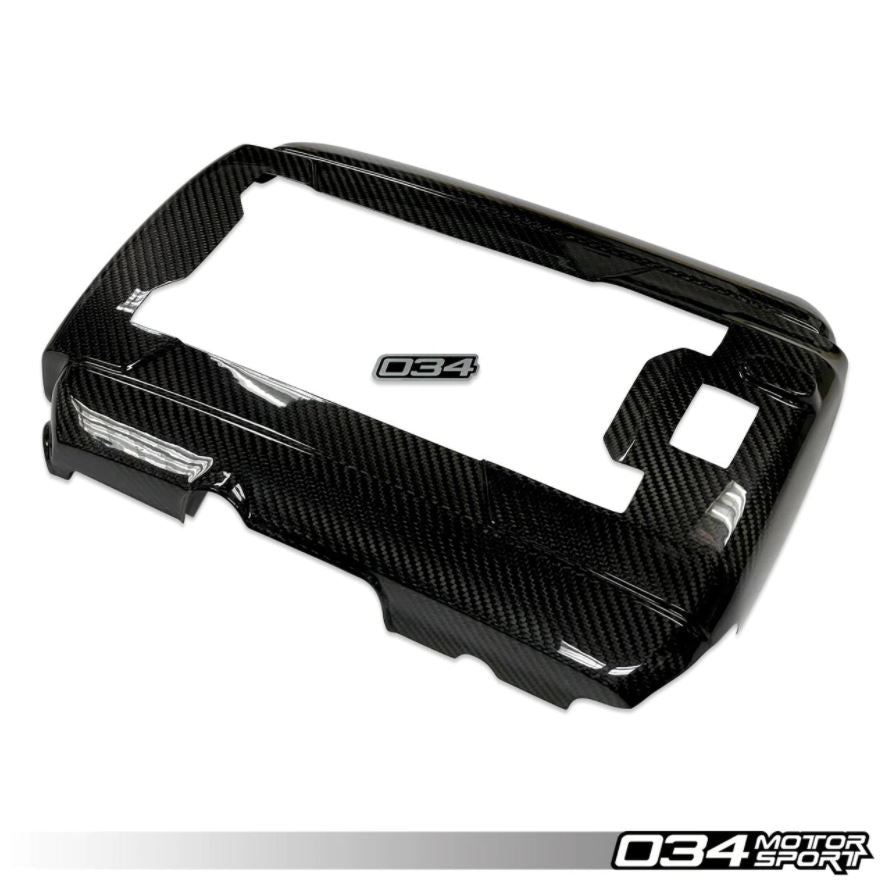 034Motorsport Carbon Fibre Engine Cover - Mk7/Mk7.5 VW Golf, GTI, & Golf R