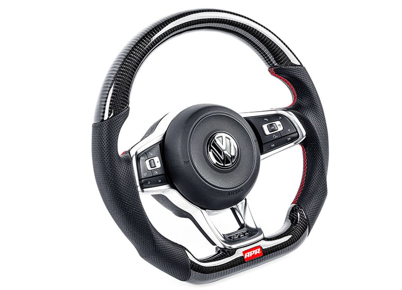APR Carbon Fibre / Perforated Leather Steering Wheel Golf Mk7 R / GTI / GTD