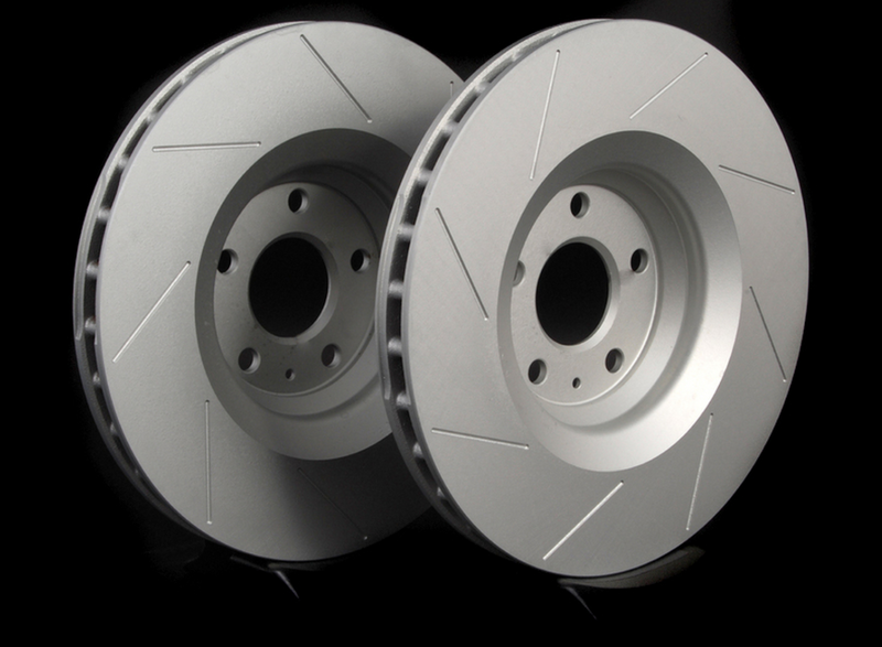 ECS Tuning - Slotted Front Brake Discs for MQB Cars 340mm