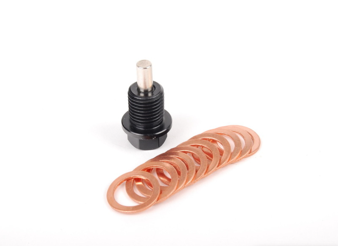ECS Magnetic Sump Plug With 10 replacement Washers (M14 x 1.5)