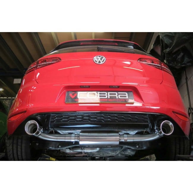 Cobra Sport Cat Back Exhaust (Non-Resonated) VW Mk7 GTI (inc. Performance Pack & Clubsport)
