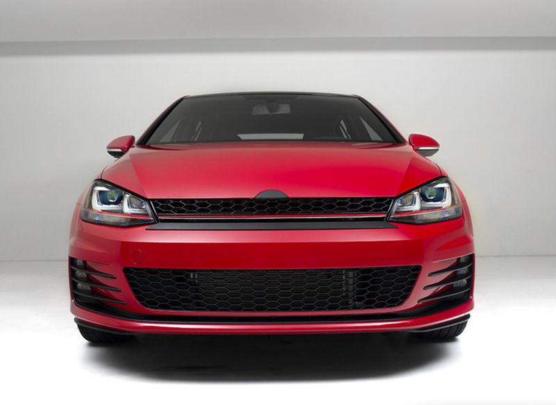 ECS Tuning - Badgeless Grille - With Red Strip MK7 GTI