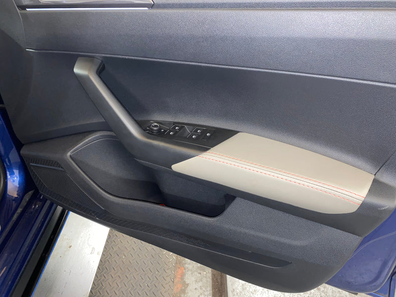 Volkswagen Polo AW MK6 Front & Rear Door Card Leather Trim (2018+)
