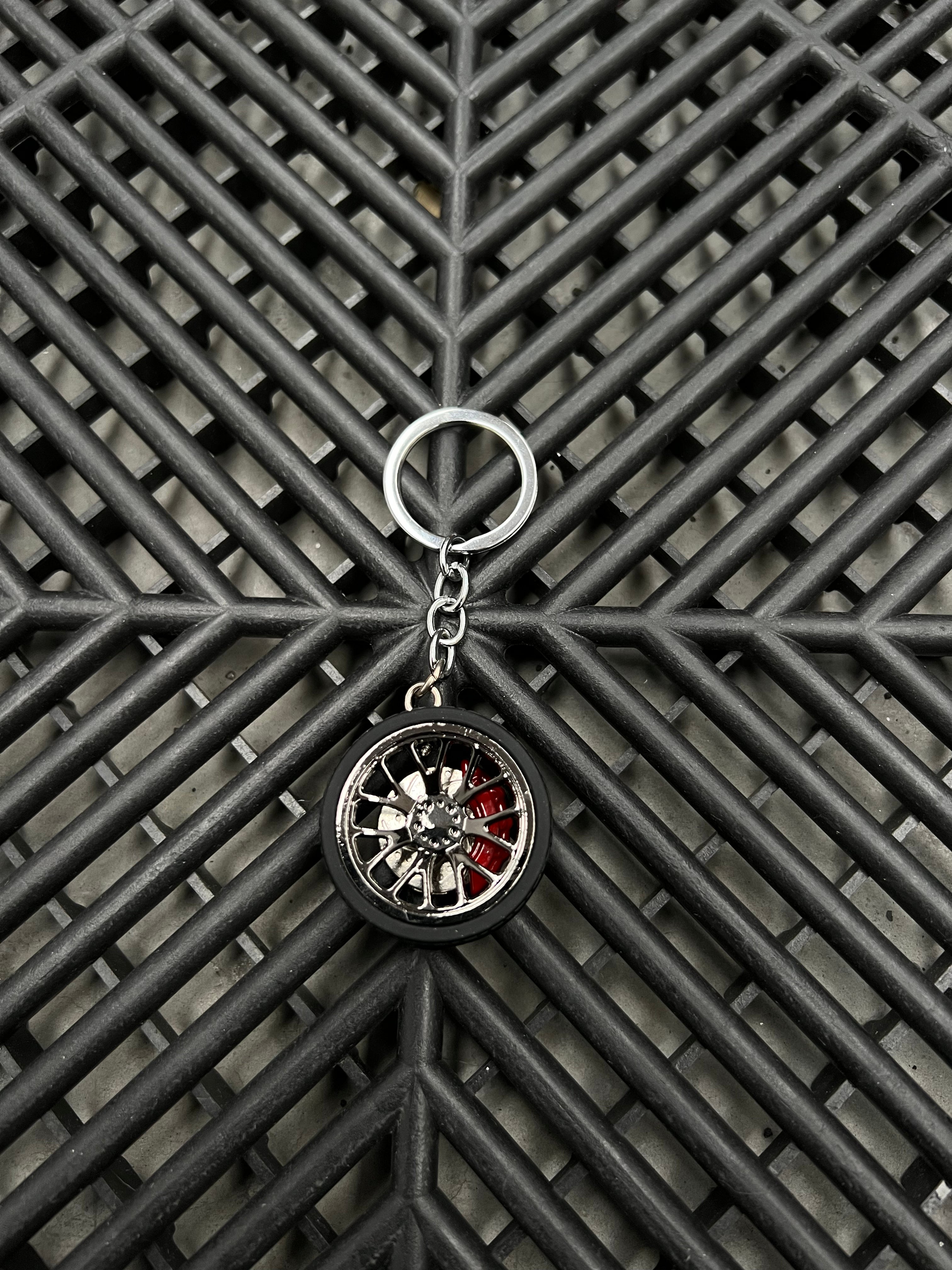 Multi Spoke Alloy with Brakes Metal Keying (Multiple Colours)