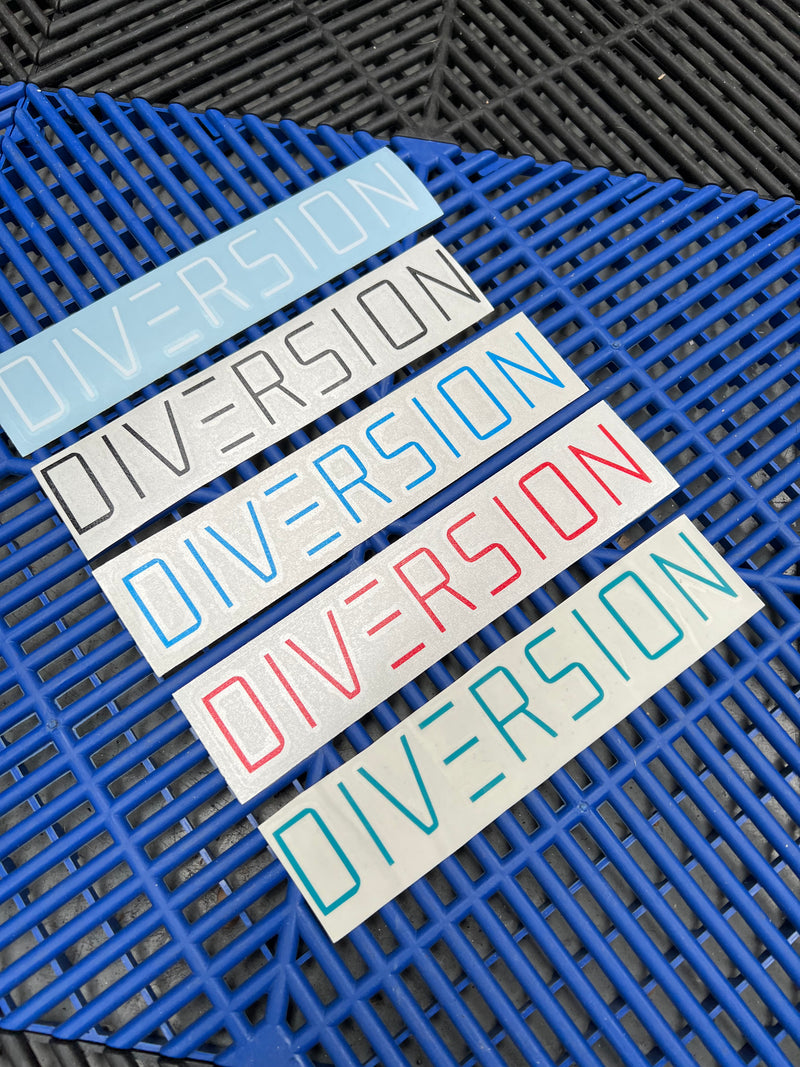 Diversion 20CM Sticker (Multiple Colours)