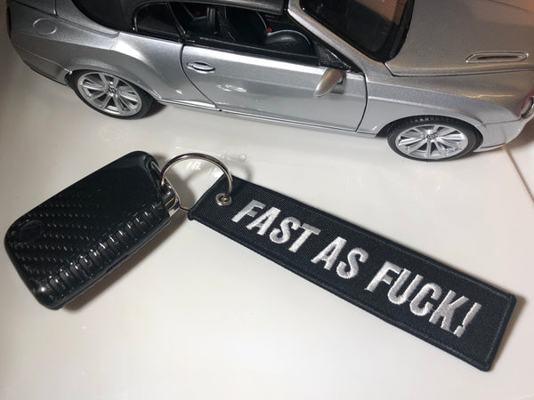 *FAST AS F#%K* Fabric Keyring Accessory - Diversion Stores Car Parts And Modificaions