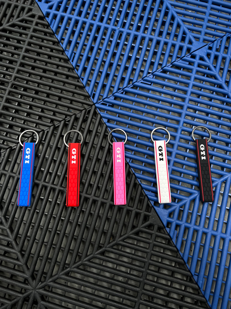 Volkswagen GTI Silicone Keyring (Multiple Colours)