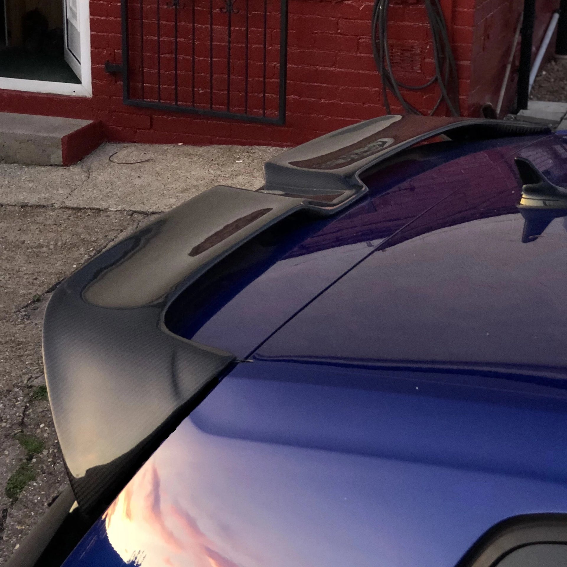 Volkswagen Golf MK7 7.5 GTI R R Line Oettinger Style Carbon Fibre Spoiler