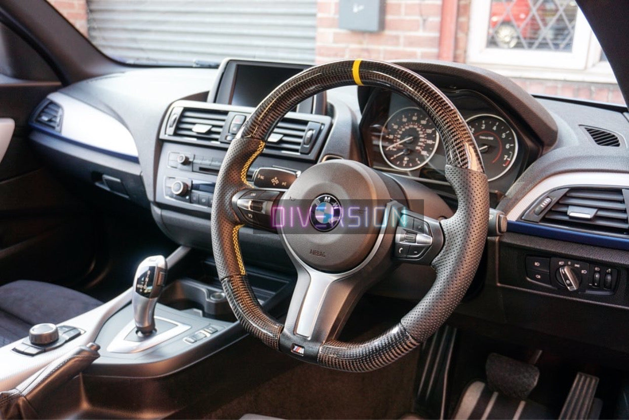 BMW 3 Series F30 / F31 / M3 F80 Custom Carbon Fibre Steering Wheel (2014 - 2021)