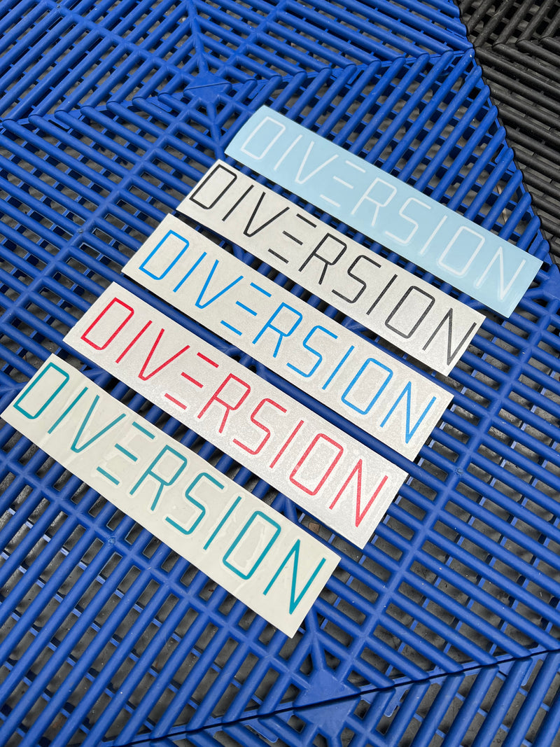 Diversion 20CM Sticker (Multiple Colours)