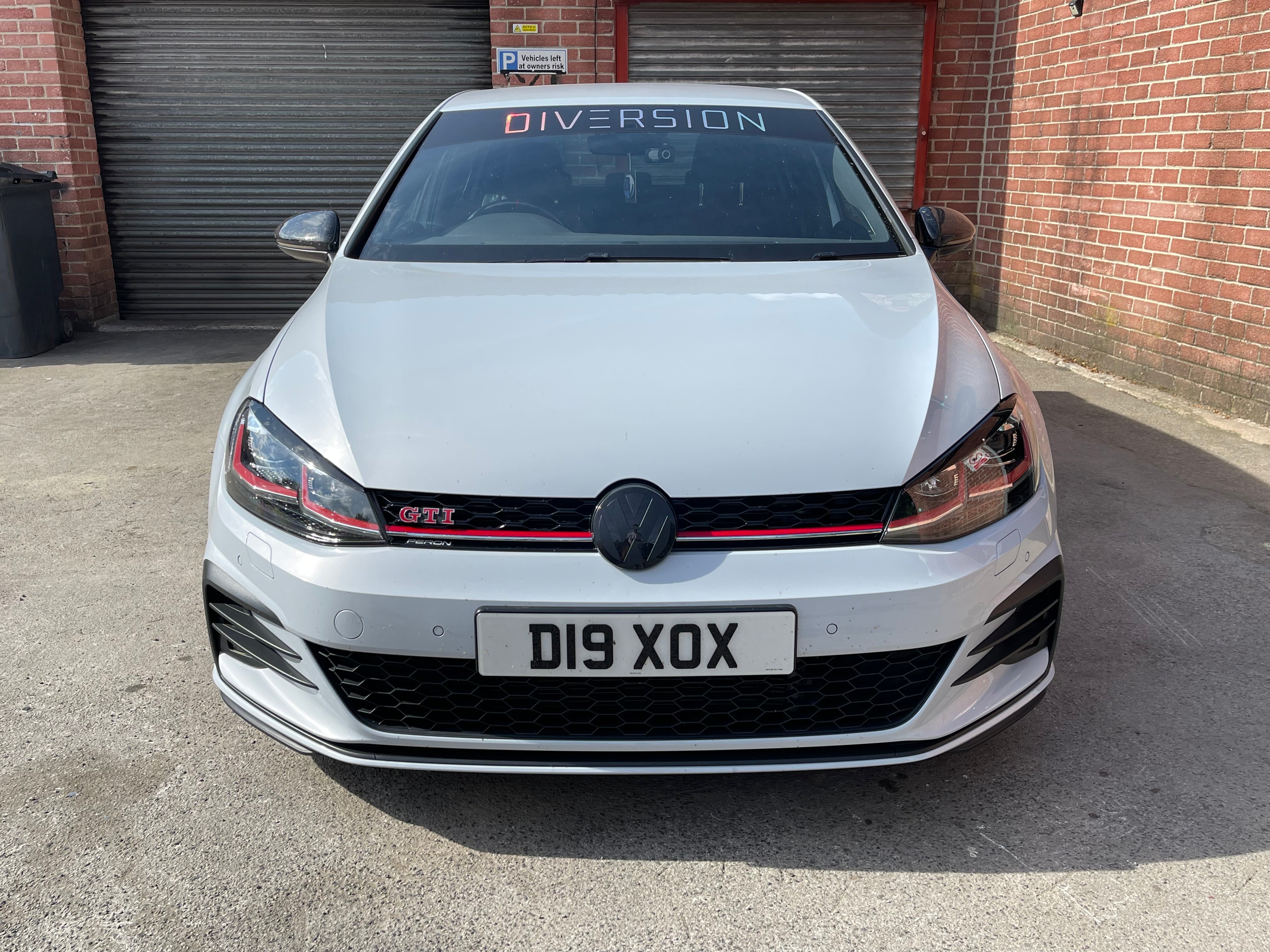 Volkswagen Golf MK7.5 Transparent ACC RADAR Front and Rear Plastic Badge Overlays (2017 - 2020 Models)