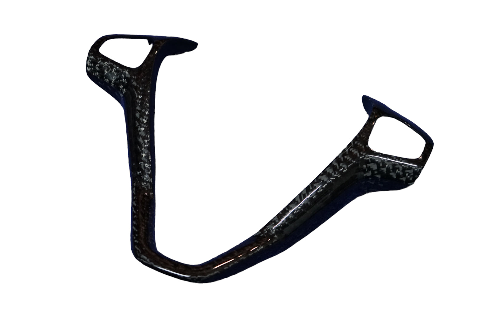Ford Fiesta MK7 / MK7.5 Steering Wheel V Trim Carbon Fibre