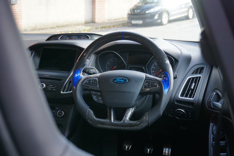 Ford Focus MK3.5 Base / ST / RS Carbon Fibre Steering Wheel (Custom 2014 - 2018)
